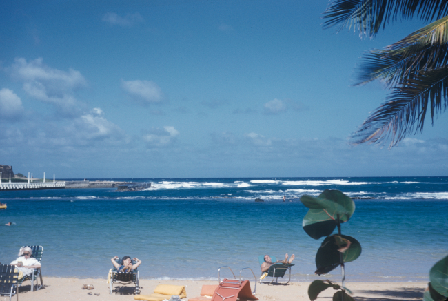 Enjoying the sunshine of Puerto Rico