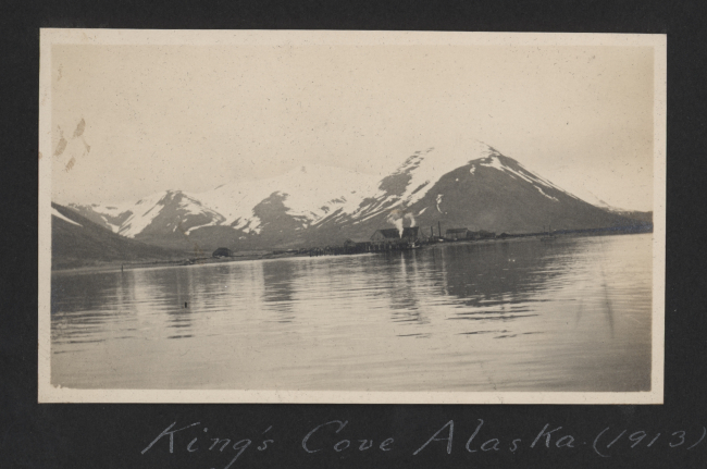 The pier and cannery at King Cove Alaska