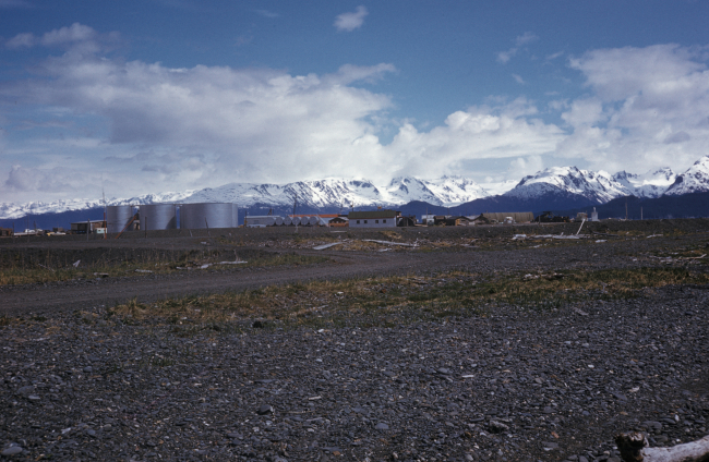 Small Alaska town on Cook Inlet