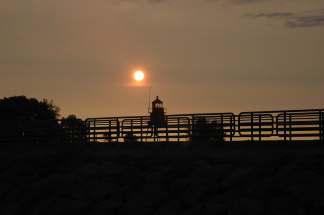 Breakwater light similar to that at Alpena