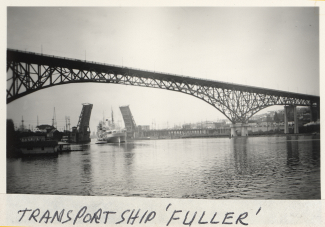 The Aurora Bridge (also known as the George Washington Memorial Bridge) atthe west end of Lake Union