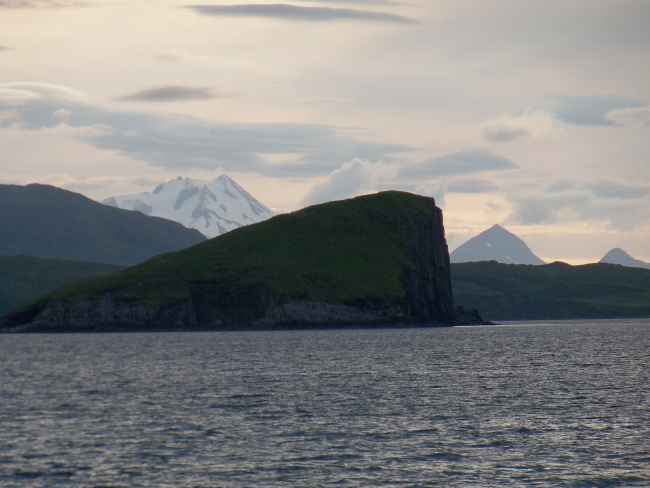 A scene in the Pavlof Islands