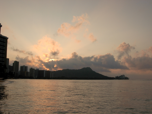 Diamondhead at dawn