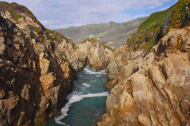 One of the numerous granite rock canyons for which Granite Canyon was named