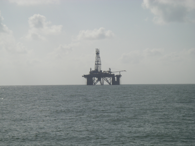 Operating drill platform