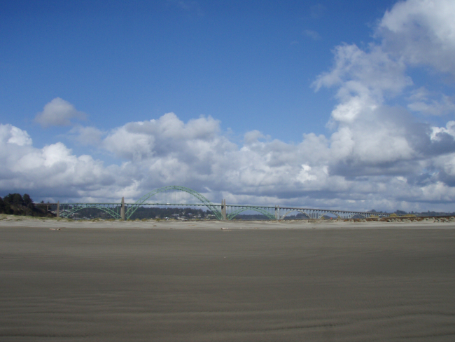 The Yaquina Bay Bridge