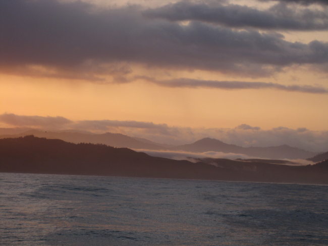 Somewhere along the Oregon-Washington coast