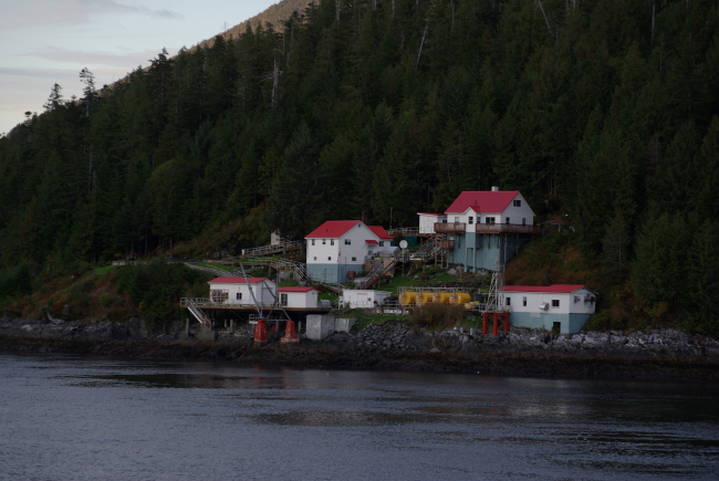 The Boat Bluff Light in British Columbia