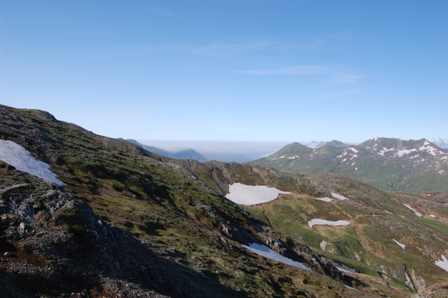 Scenes on a hike to Pyramid Mountain