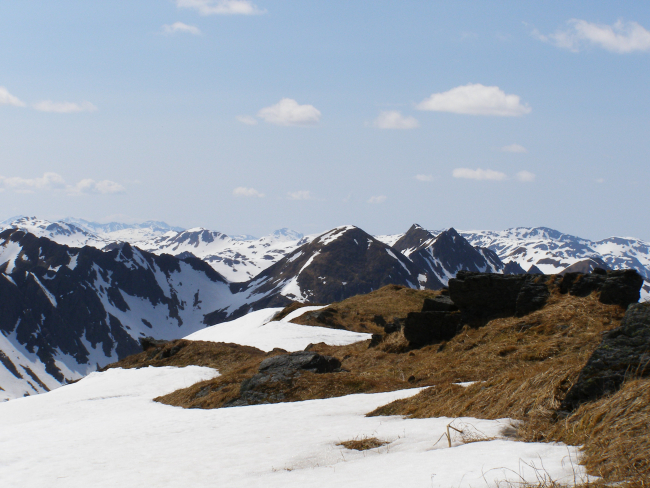 Late spring day in the mountains of Kodiak Island