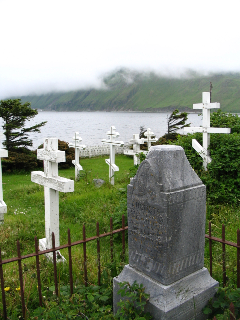 Gravestone at Dutch Harbor