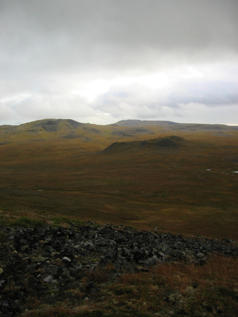 Looking towards the highlands of St