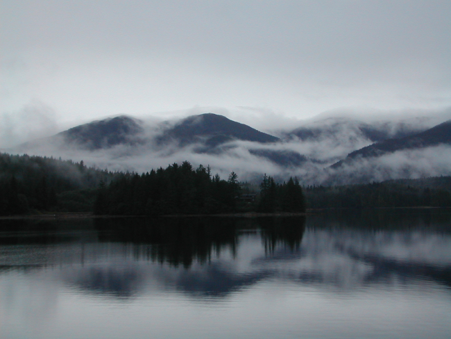 A quiet cove on Kodiak Island