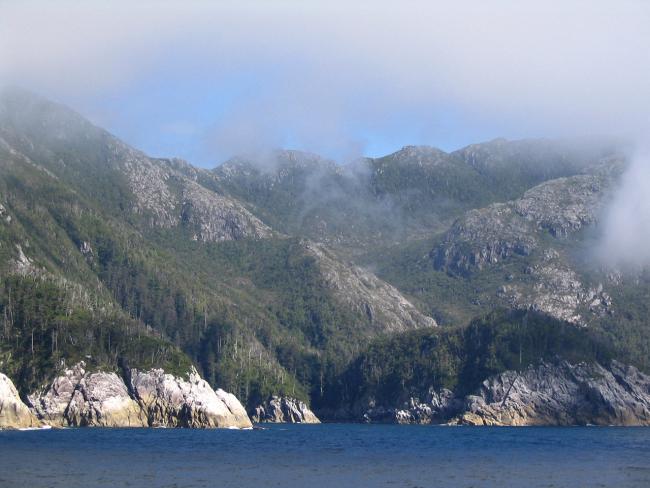 Unidentified view, possibly along the Inside Passage