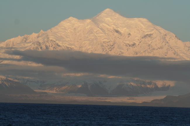 Mount Fairweather seen from the Gulf of Alaska