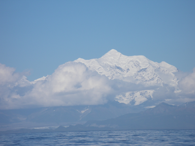 Mount Fairweather seen from the Gulf of Alaska