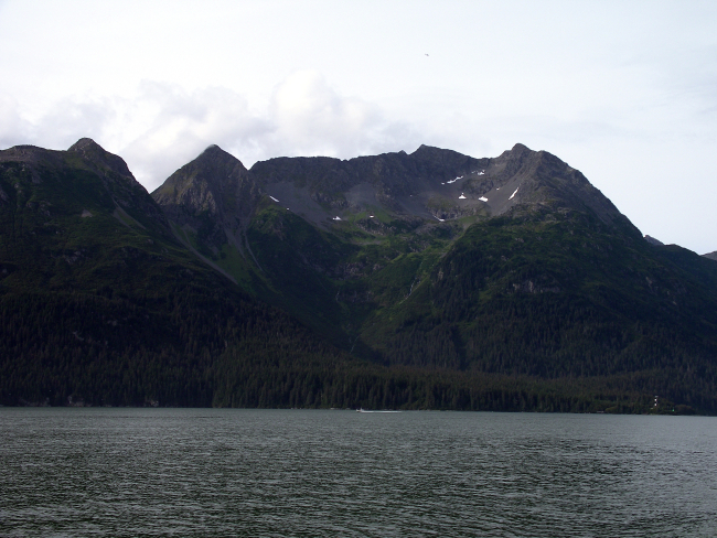 Glacial cirque in the mountains above Cordova