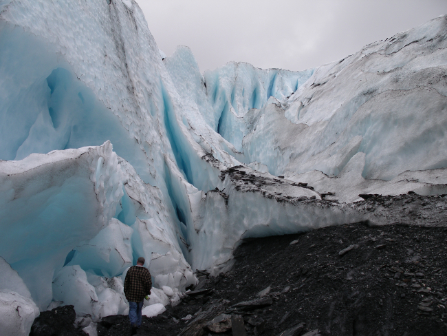 A view of Worthington Glacier