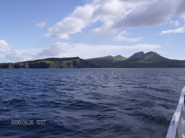 High peaks of a Shumagin Island