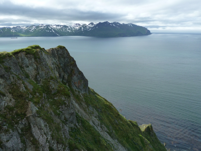 Looking across the entrance to Dutch Harbor