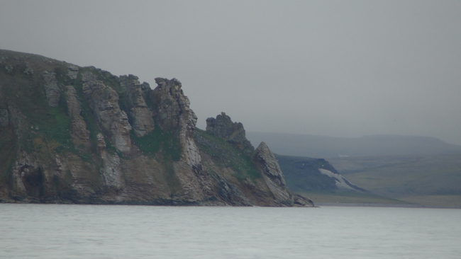 Shoreline at Tin City, 5 miles SE of Cape Prince of Wales