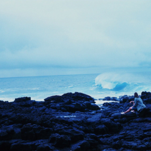 Mesmerized by the eternal crashing of waves
