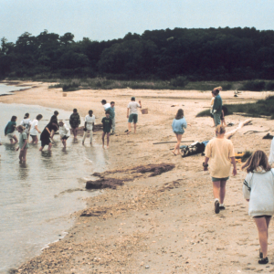 A middle school field trip at Camp Riverview