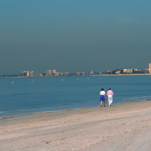 Strolling along the beach looking for the random treasure